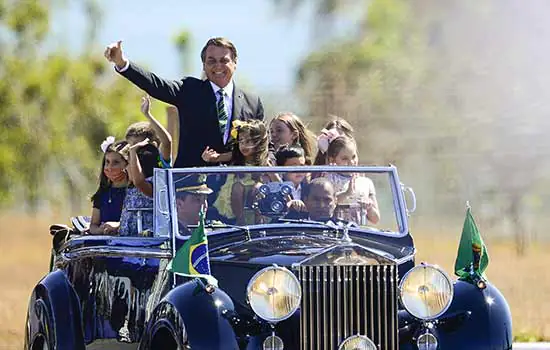 Em cerimônia reduzida do Dia da Independência