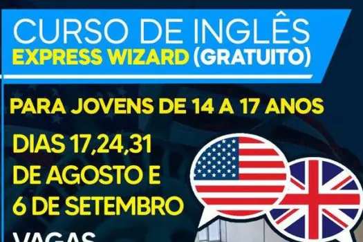 Ribeirão Pires abre inscrições para curso introdução ao inglês em parceria com a Wizard