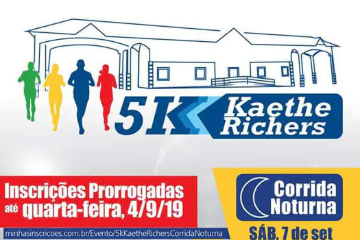 Ribeirão Pires prorroga inscrições para a 1ª corrida da Av. Kaethe Richers