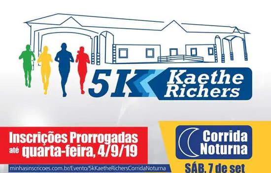 Ribeirão Pires prorroga inscrições para a 1ª corrida da Av. Kaethe Richers