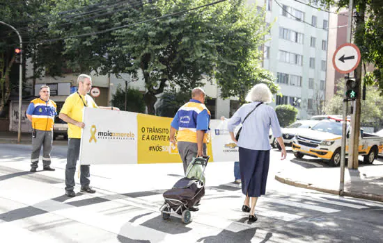 Instituto GM e Semob de São Caetano participam de ações do Maio Amarelo