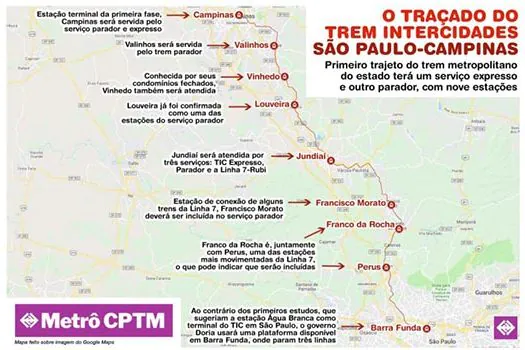 Trem Intercidades: contrato deve prever gatilhos para extensão a Viracopos