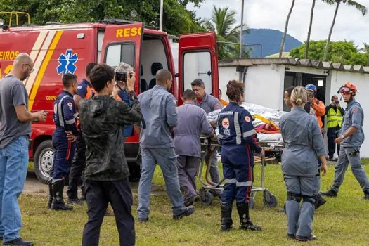 Cinco pessoas estão internadas em estado grave em São Sebastião após chuvas