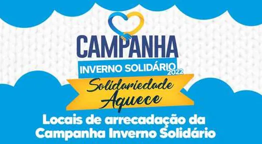 Campanha Inverno Solidário conta com 9 pontos de arrecadação