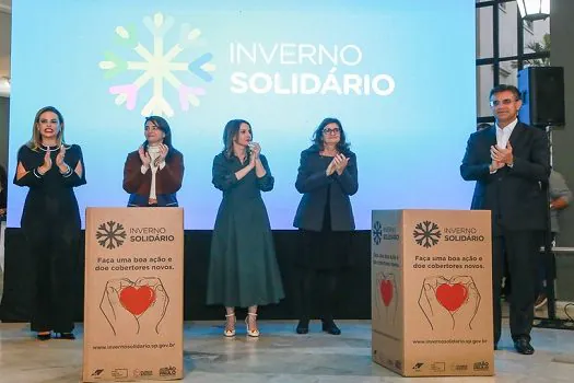 Rodrigo Garcia lança campanha Inverno Solidário