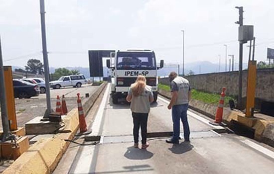 Ipem-SP verifica balança dinâmica na Rodovia Anchieta (SP 150)