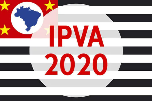 Pagamento do IPVA 2020 começa na próxima quinta-feira, 9