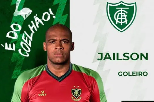 América-MG anuncia a contratação do experiente goleiro Jailson, ex-Palmeiras