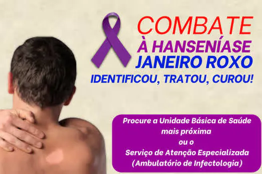 Ribeirão Pires reforça combate à hanseníase no Janeiro Roxo