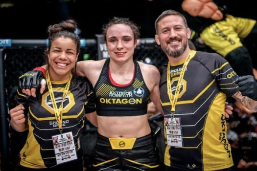 Brasileira Jaque Almeida estreia no UFC como treinadora de atleta da República Tcheca