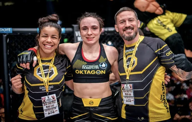 Brasileira Jaque Almeida estreia no UFC como treinadora de atleta da República Tcheca