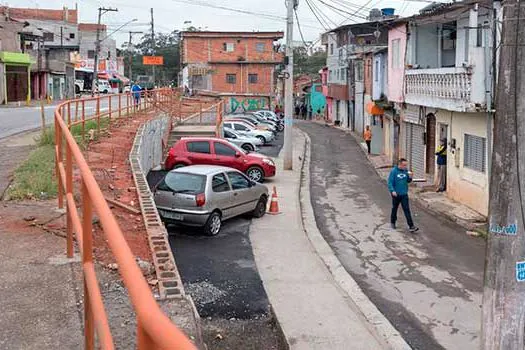 Prefeitura de Santo André realiza obras de urbanização no Jardim Cristiane