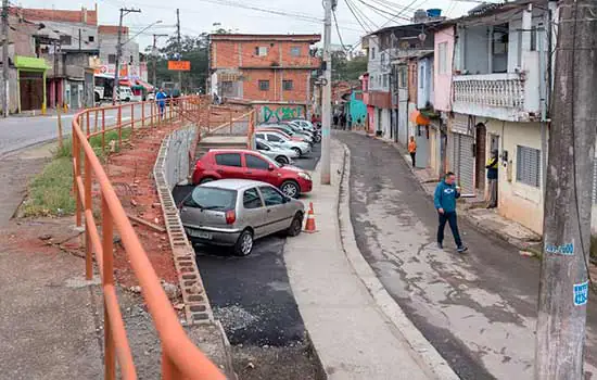 Prefeitura de Santo André realiza obras de urbanização no Jardim Cristiane