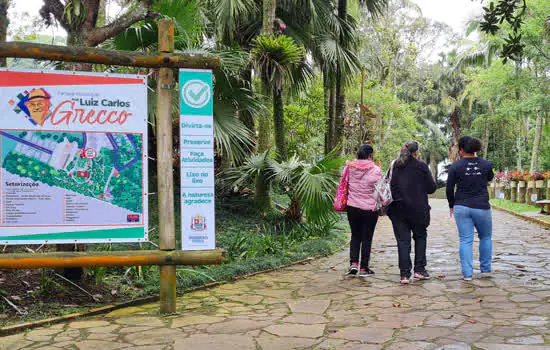 Alunos de jardinagem conhecem espécies do Parque Municipal Prof. Luiz Carlos Grecco