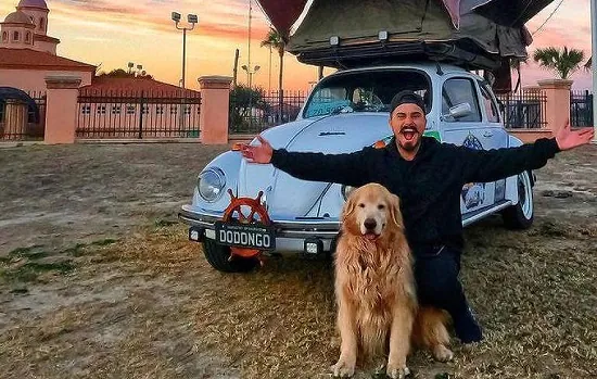 Brasileiro e cão que viajavam em fusca para o Alasca morrem em acidente nos EUA