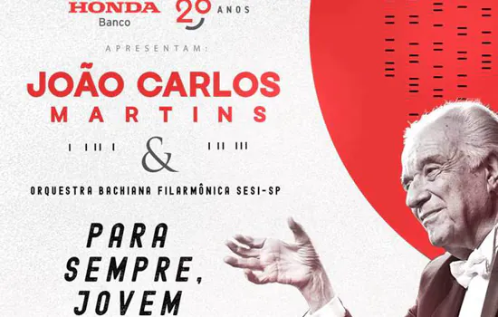 João Carlos Martins apresenta o concerto “Para Sempre