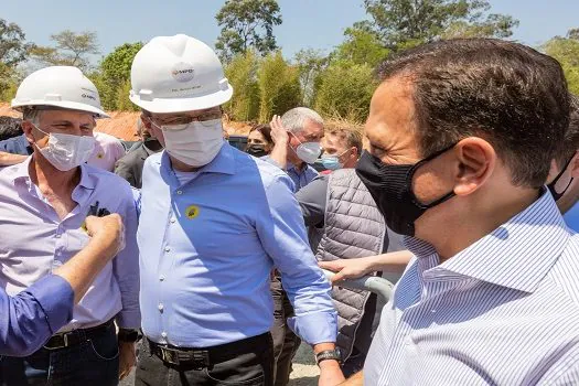 João Doria visita obra da MPD Engenharia do Hospital Rota dos Bandeirantes em Barueri