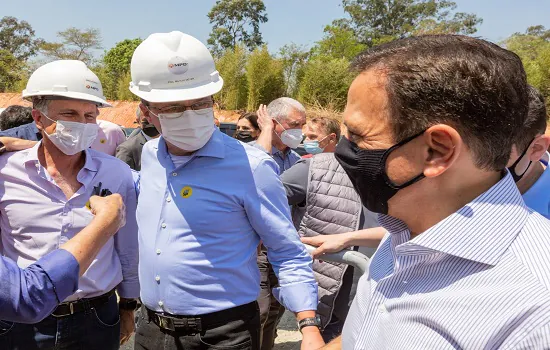 João Doria visita obra da MPD Engenharia do Hospital Rota dos Bandeirantes em Barueri