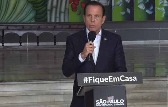 Doria comemora isolamento e anuncia reabertura da atividade econômica em SP