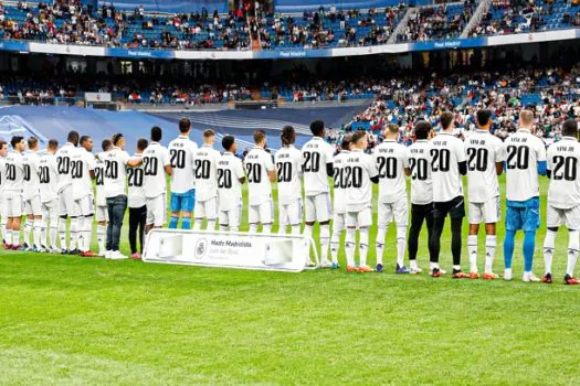 Em jogo com homenagem a Vini Jr., Real Madrid vence e confirma vaga na Liga dos Campeões