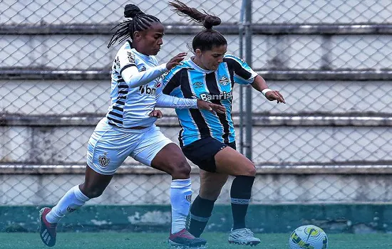 Campeonato Brasileiro feminino: Grêmio arrancou um empate de 1 a 1 com o Atlético-MG