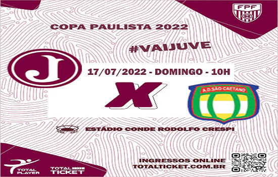 Ingressos Juventus x São Caetano – 3ª rodada da Copa Paulista 2022