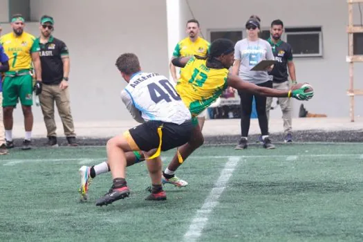 Anfitrião do Sul Americano de Flag Football, Brasil se destaca no primeiro dia