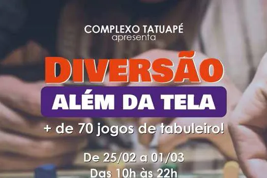 Complexo Tatuapé promove o Jogaderia, evento de jogos de tabuleiro para todas as idades