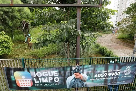 “Jogue Limpo com Diadema” completa 90 dias de trabalho