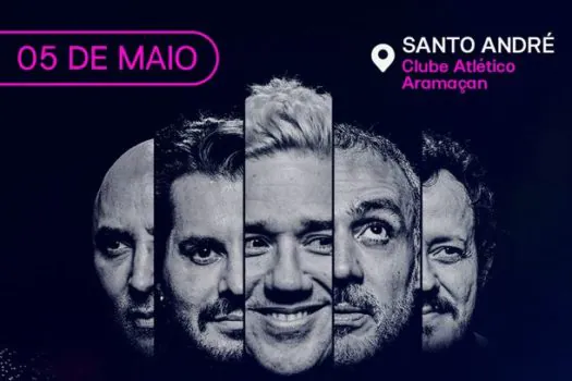 Jota Quest comemora 25 anos com show especial em Santo André