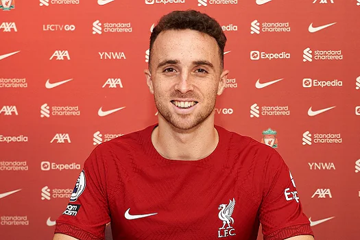 Diogo Jota renova com Liverpool até 2027 e promete títulos: “Só depende de nós”