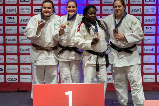 Judoca paralímpica de São Bernardo sobe ao pódio em competição no Canadá