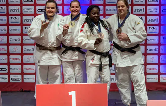 Judoca paralímpica de São Bernardo sobe ao pódio em competição no Canadá