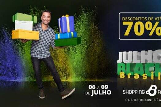 6ª edição da liquidação Julho Black Brasil no Shopping ABC