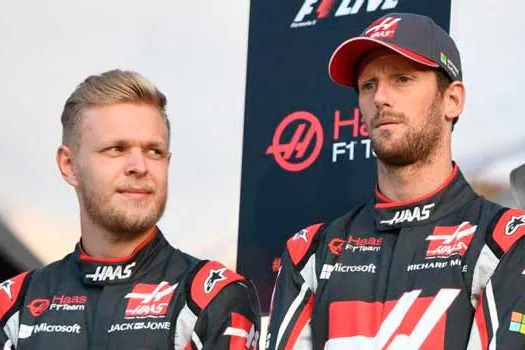 Haas confirma permanência de Grosjean e Magnussen para a temporada de 2020 da F-1