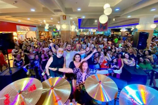 Banda Kubo Mágico encerra programação de aniversário do Brisamar Shopping