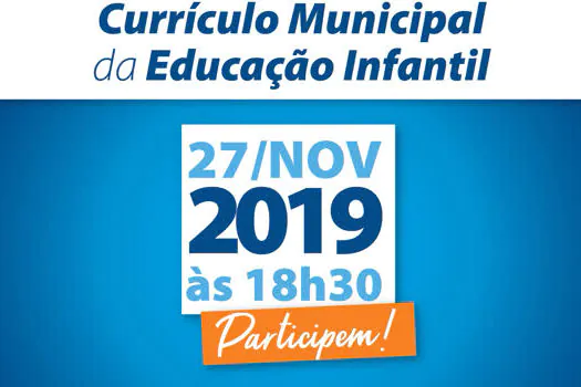 Ribeirão Pires lançará Currículo Municipal da Educação Infantil