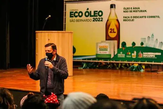 São Bernardo reedita campanha Eco Óleo 2022 com mobilização nas escolas