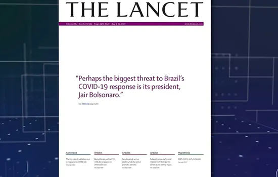 Talvez Bolsonaro seja a maior ameaça no Brasil como resposta ao covid-19