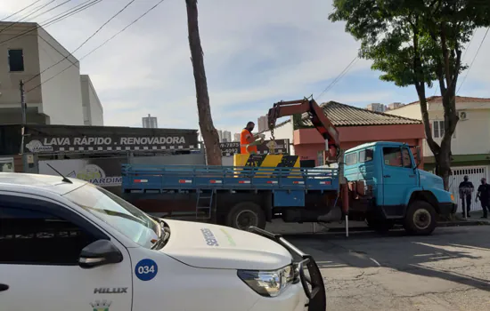 Prefeitura e Semasa interditam lava-rápido no bairro Jardim