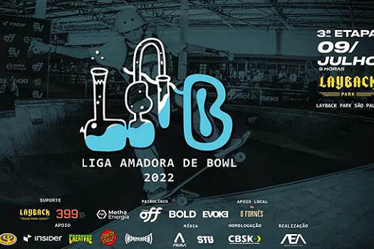 Skate: LayBack realiza terceira etapa da Liga Amadora de Bowl