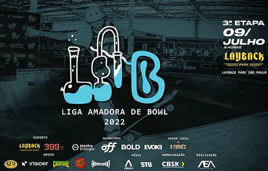 Skate: LayBack realiza terceira etapa da Liga Amadora de Bowl