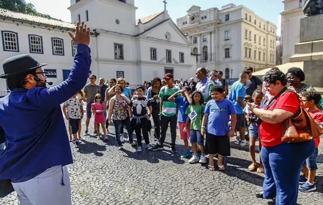 SP promove atividades para crianças no Triângulo Histórico