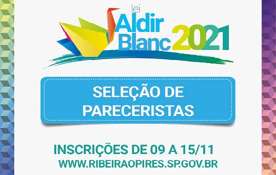 SEJEL Ribeirão Pires abre inscrição para seleção de pareceristas da Lei Aldir Blanc