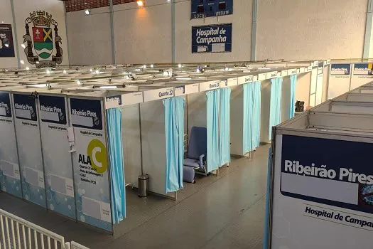 Hospital de Campanha de Ribeirão Pires tem o menor índice de ocupação de 2021