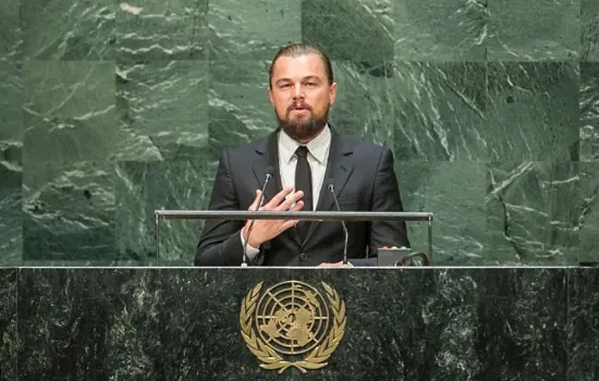 Leonardo DiCaprio pede a jovens brasileiros que tirem título de eleitor