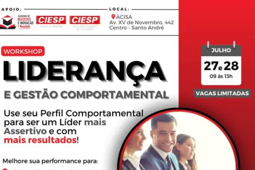 ACISA promove workshop de liderança e gestão comportamental