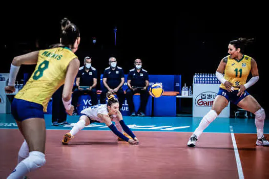 Liga das Nações: Seleção feminina é superada pela China no tie-break