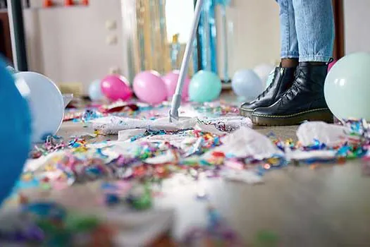 Veja dicas de como limpar a casa após uma festa de aniversário