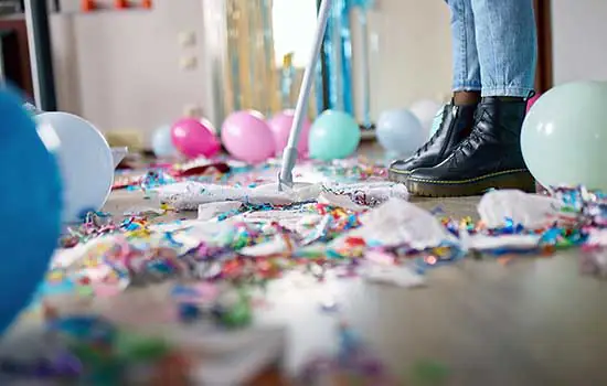 Veja dicas de como limpar a casa após uma festa de aniversário